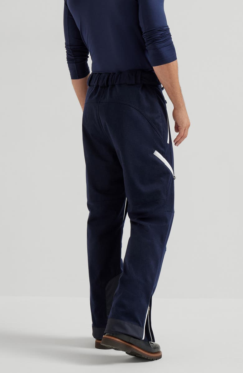 Brunello Cucinelli Mountain trousers with padding, Alternate, color, Blue