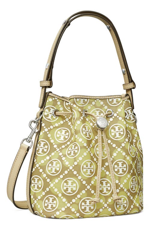 TORY BURCH TORY BURCH T MONOGRAM MESH DOT BUCKET BAG