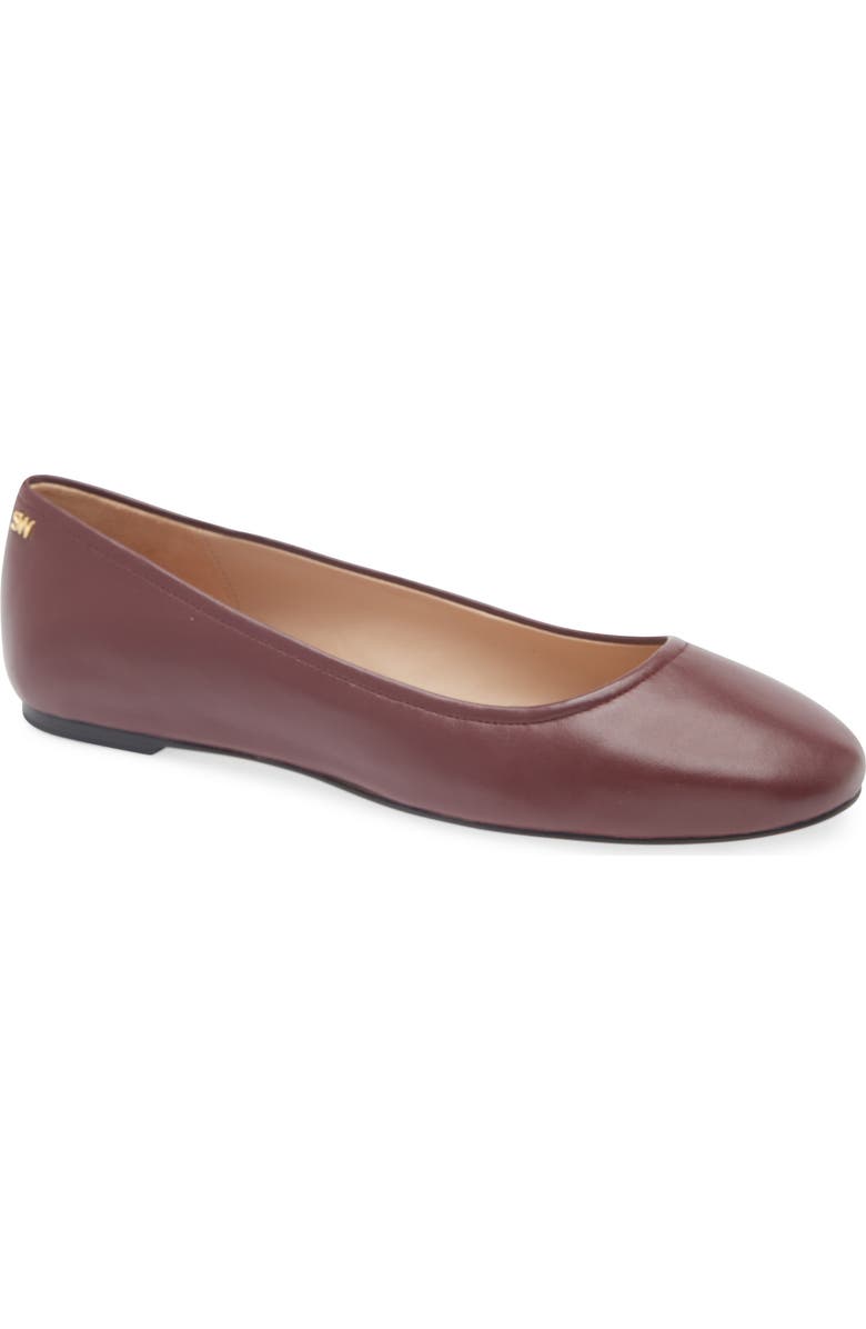 Stuart Weitzman Nadine Ballet Flat, Main, color, Cabernet