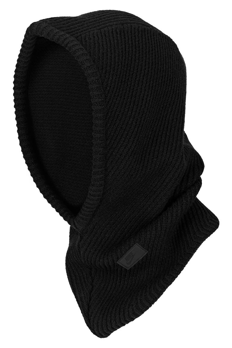 City Knit Hood, Main, color, BLACK/ BLACK
