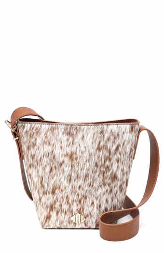 New Amsterdam Leatherworks Jayden Genuine Calf Hair Bucket Bag