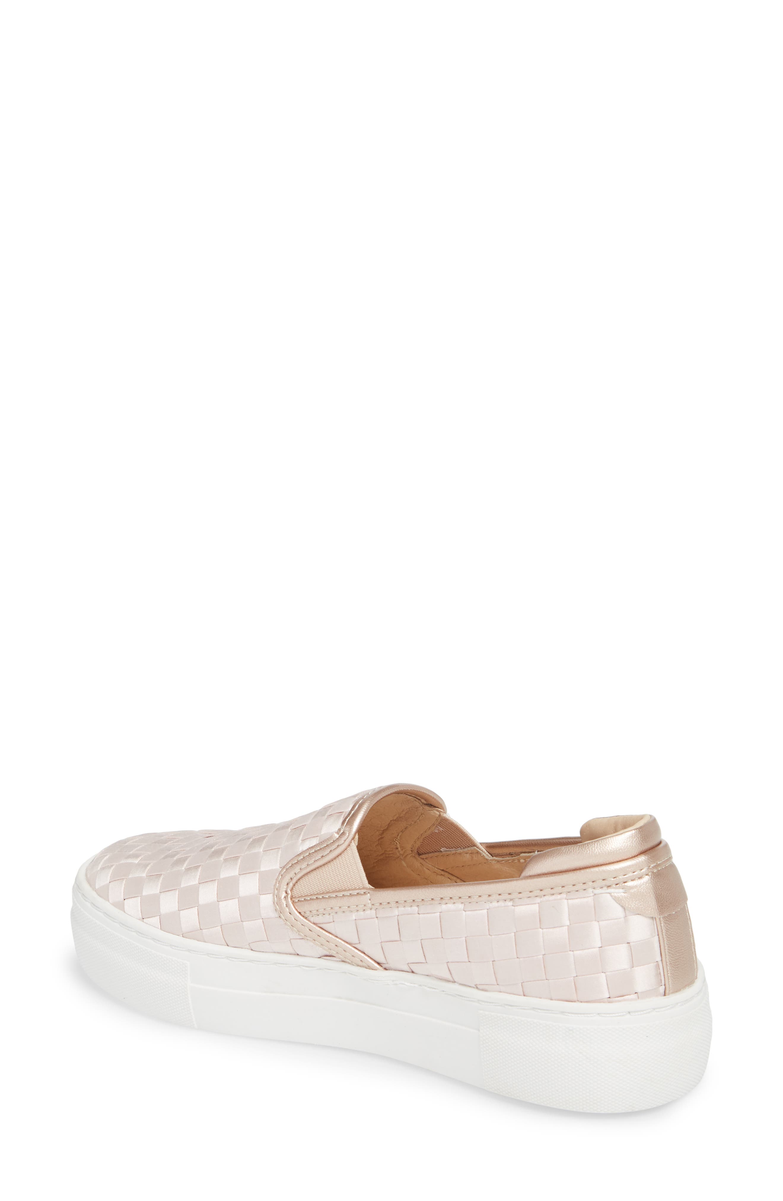 Monte Woven Slip-On Sneaker, Alternate, color, BLUSH SATIN