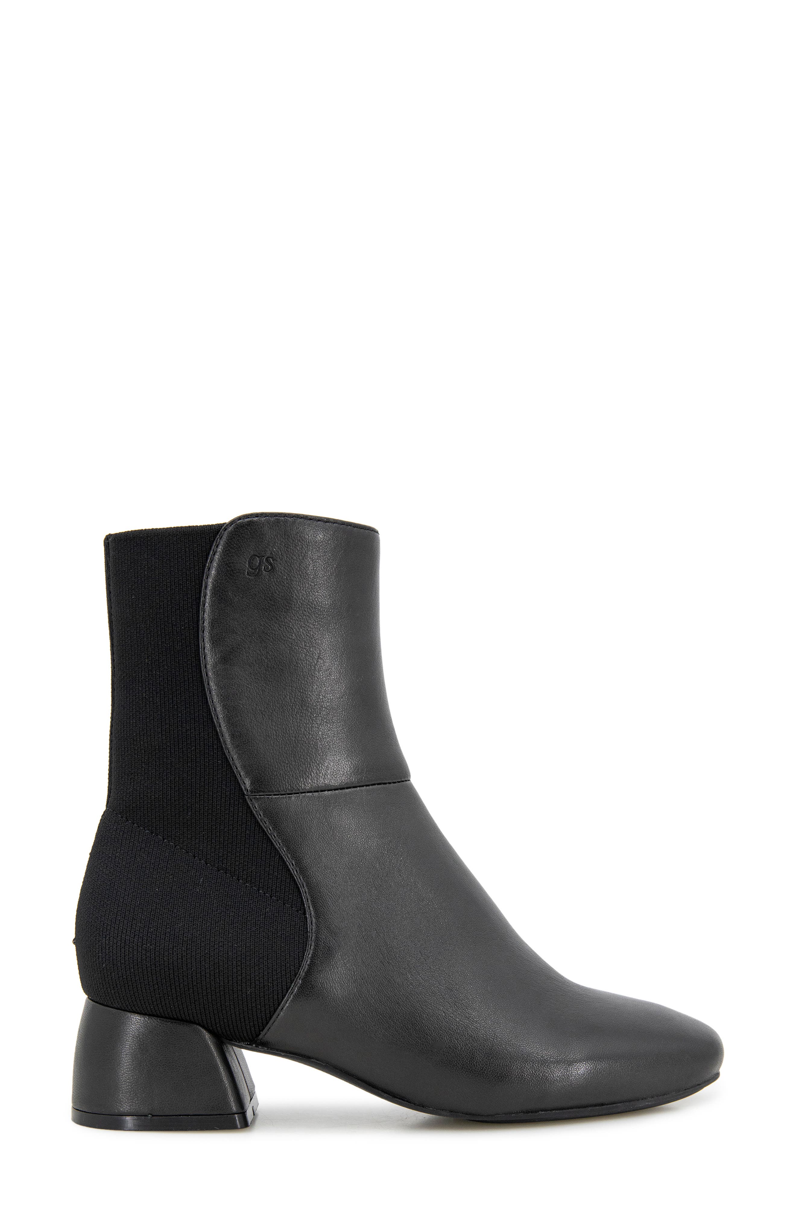 Gentle Souls Emily Bootie, Alternate, color, Black Leather
