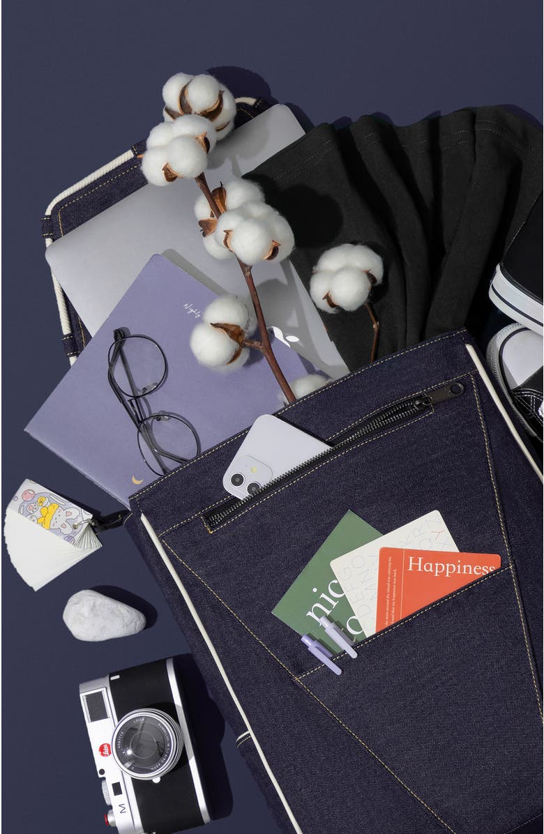 MaH Young Denim Backpack, Alternate, color, Denim Blue