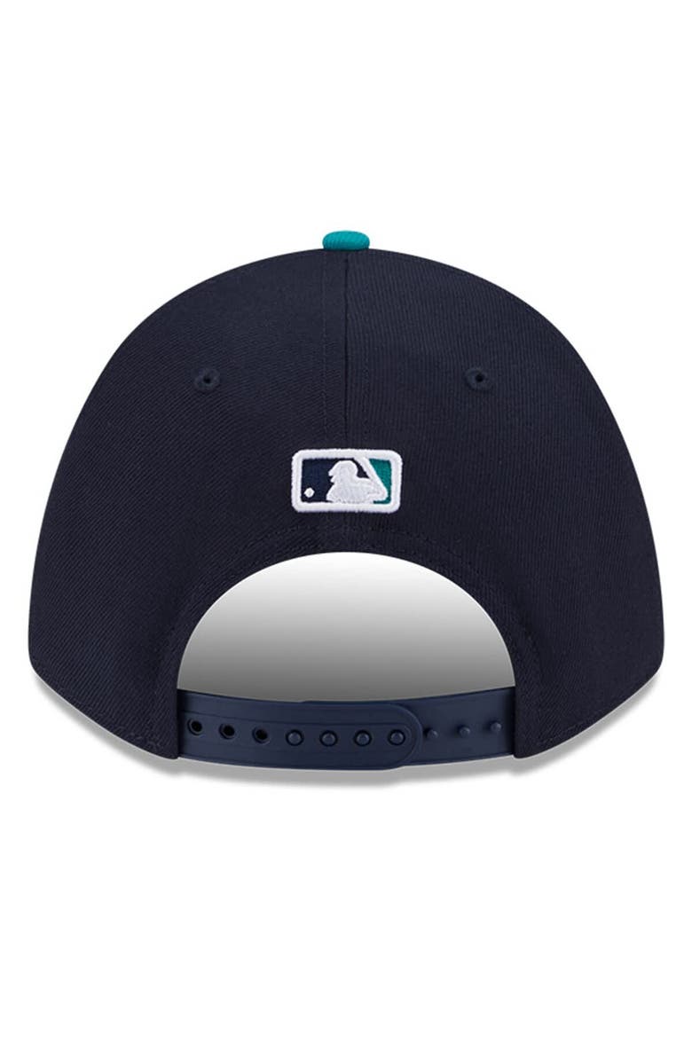 New Era Men's New Era  Navy Seattle Mariners Player Replica 9FORTY Adjustable Hat, Alternate, color, 