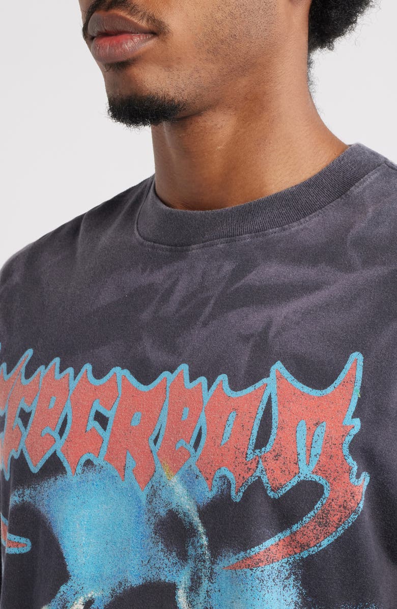 ICECREAM Oversize Stone Cold Graphic T-Shirt, Alternate, color, Charcoal Art