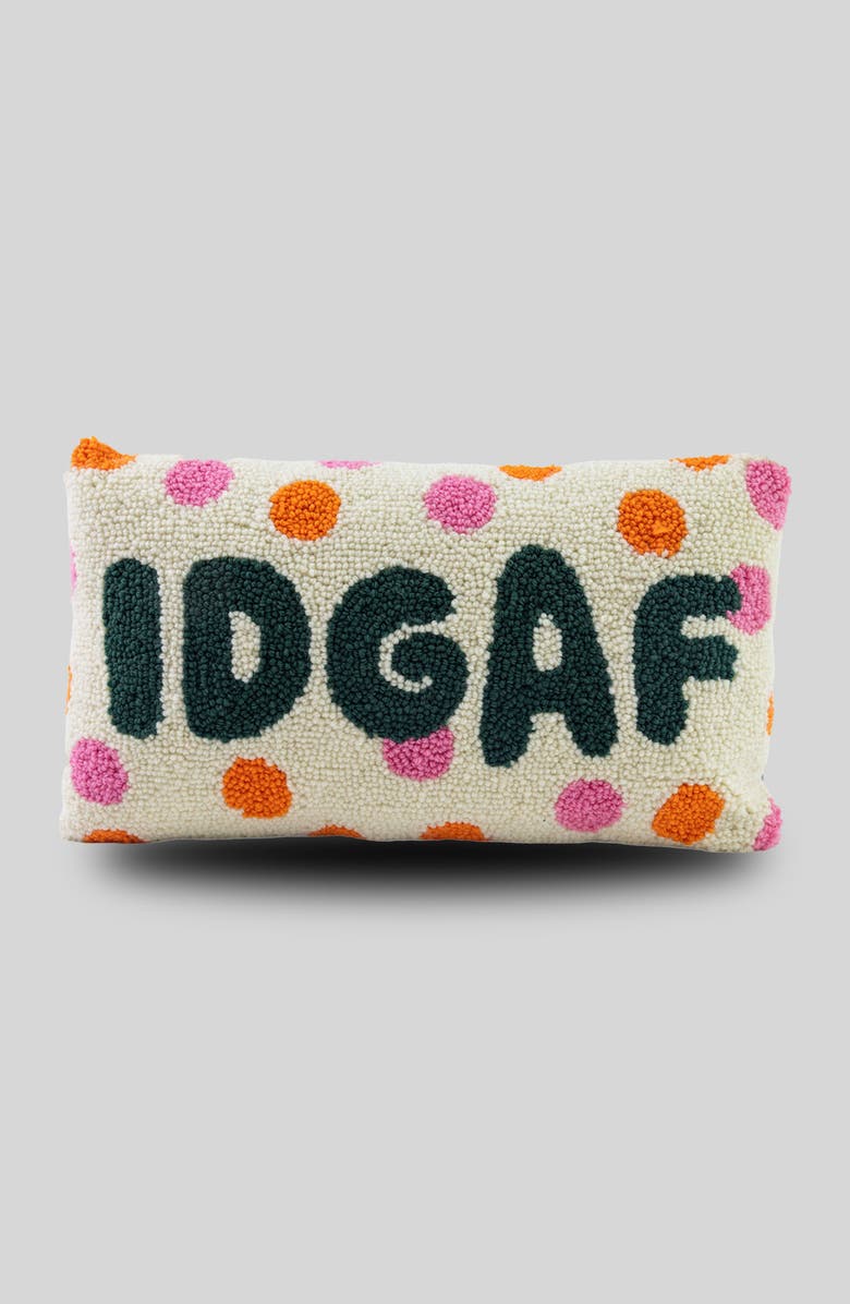 Furbish IDGAF Pillow, Main, color, Idgaf