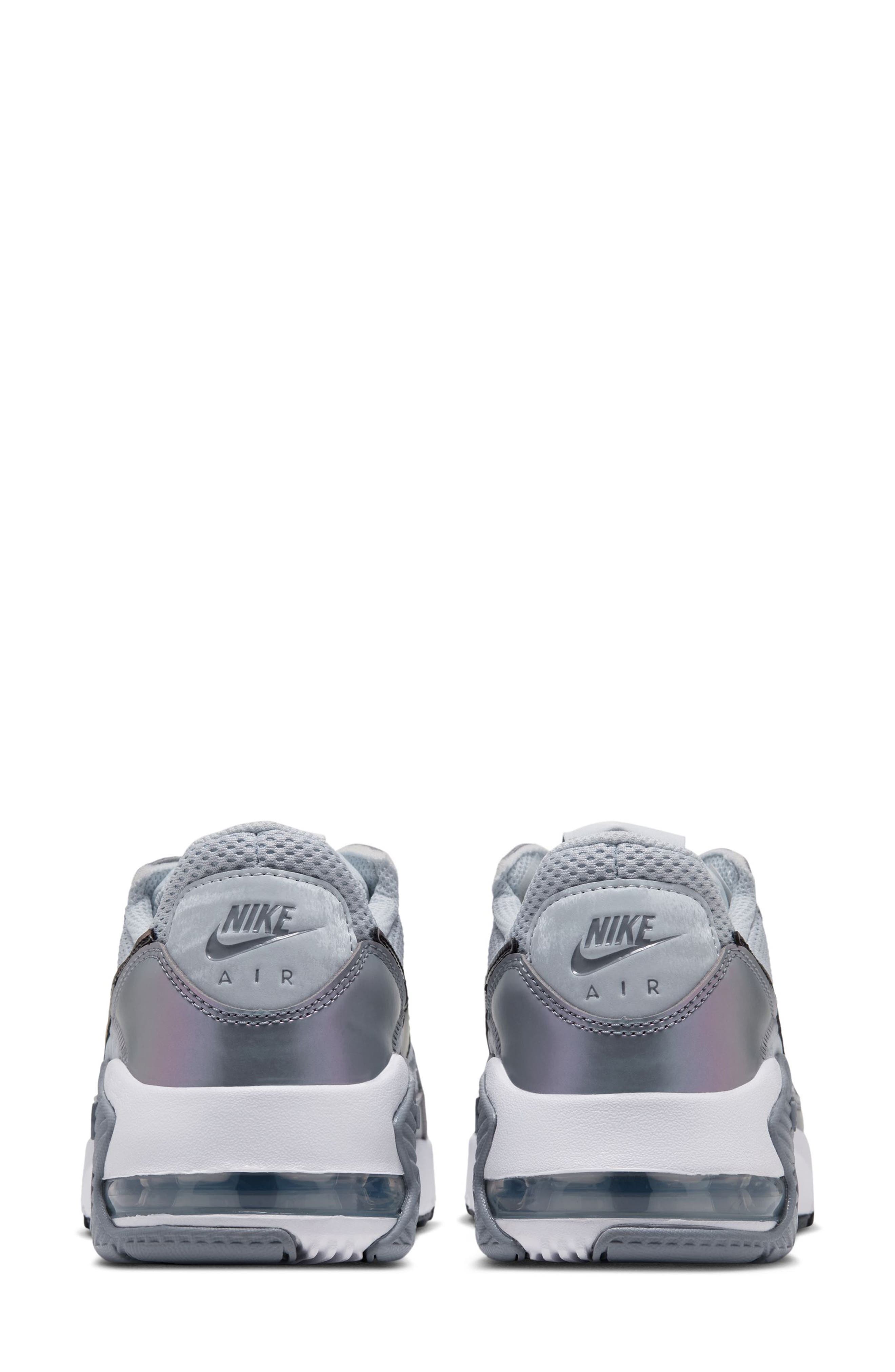 Air Max Excee Sneaker, Alternate, color, PLATINUM/ BLACK/ SMOKE GREY
