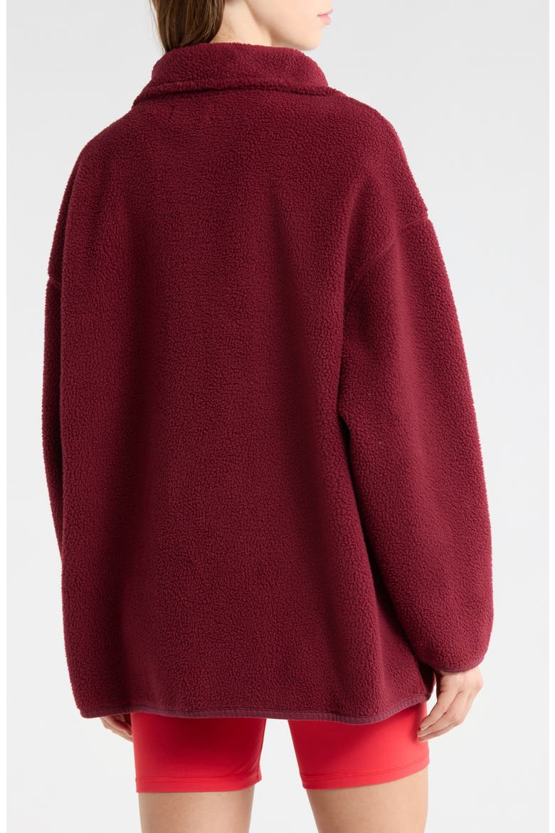 Coco Faux Shearling Pullover Sweatshirt, Alternate, color, DIONYSUS