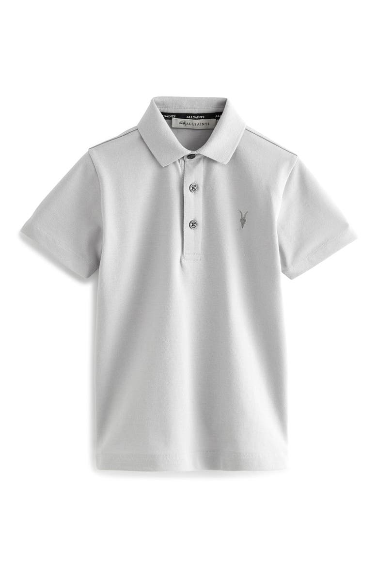 Kids' Cotton Polo, Main, color, GREY
