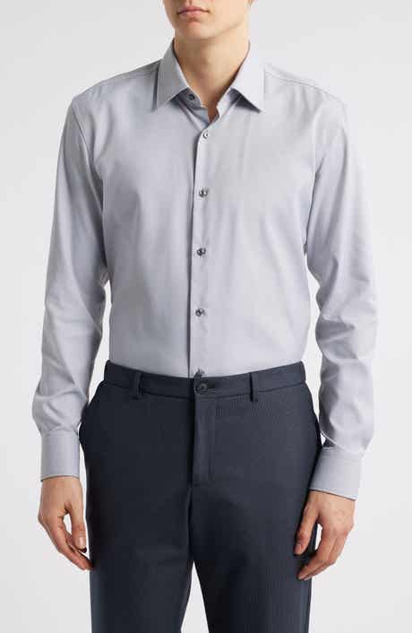 BOSS Hank Kent Performance Twill Dress Shirt