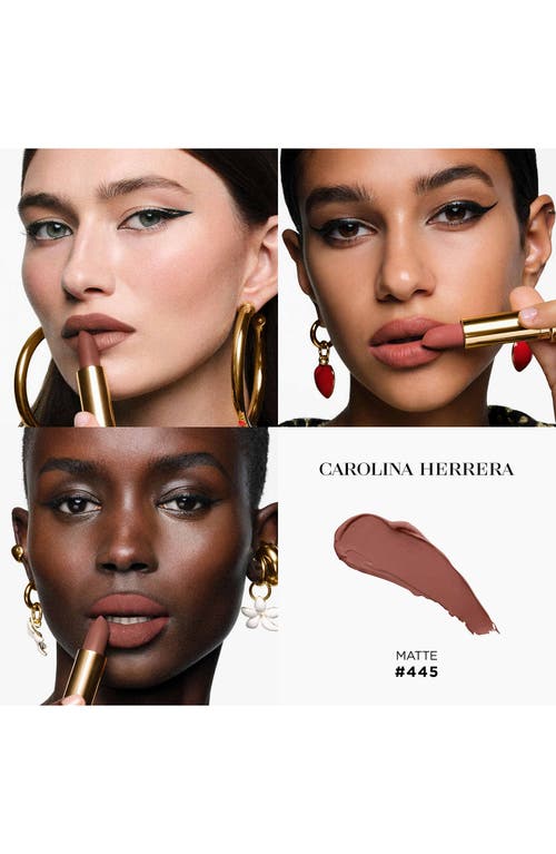 Carolina Herrera Fabulous Kiss Blur Matte Lipstick Refill In 445 Urban Elegance