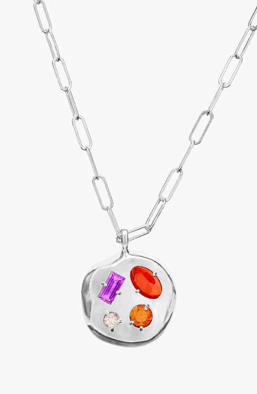 Birthdate Co. The February Birthdate Silver Pendant In February 21st - Silver