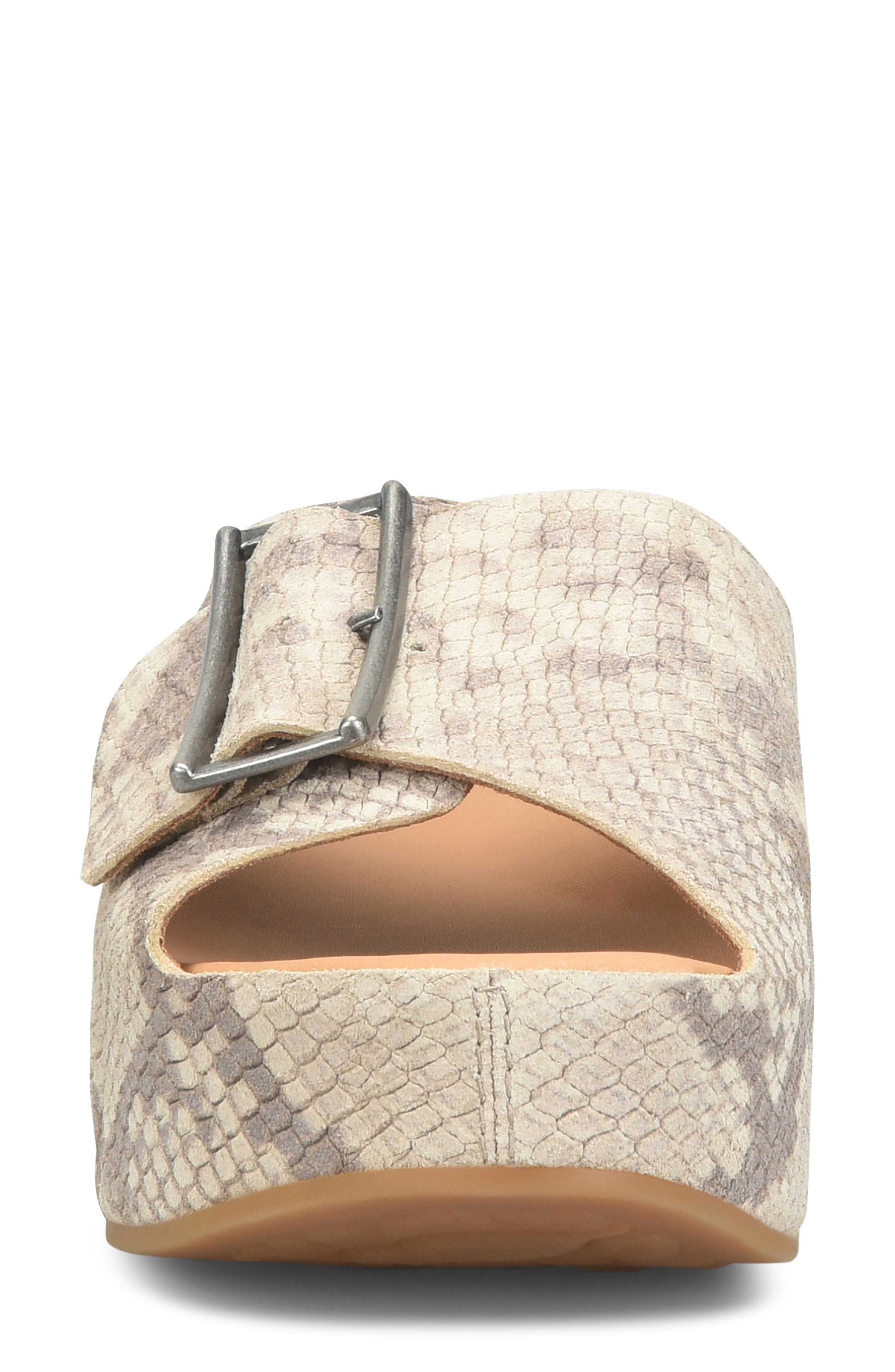 Kork-Ease<sup>®</sup> York Platform Slide Sandal, Alternate, color, Taupe Snake