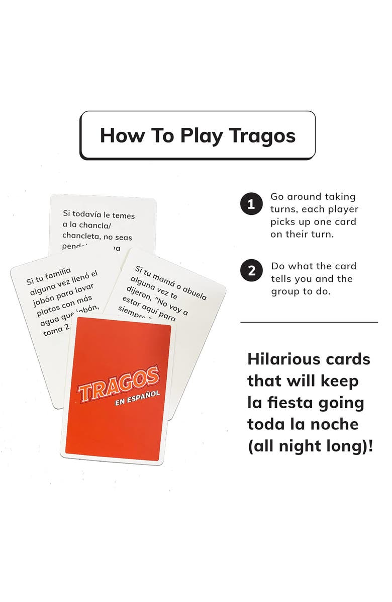 Tragos en Espanol - Adult 18+ Party Game, Alternate, color, Multicolored