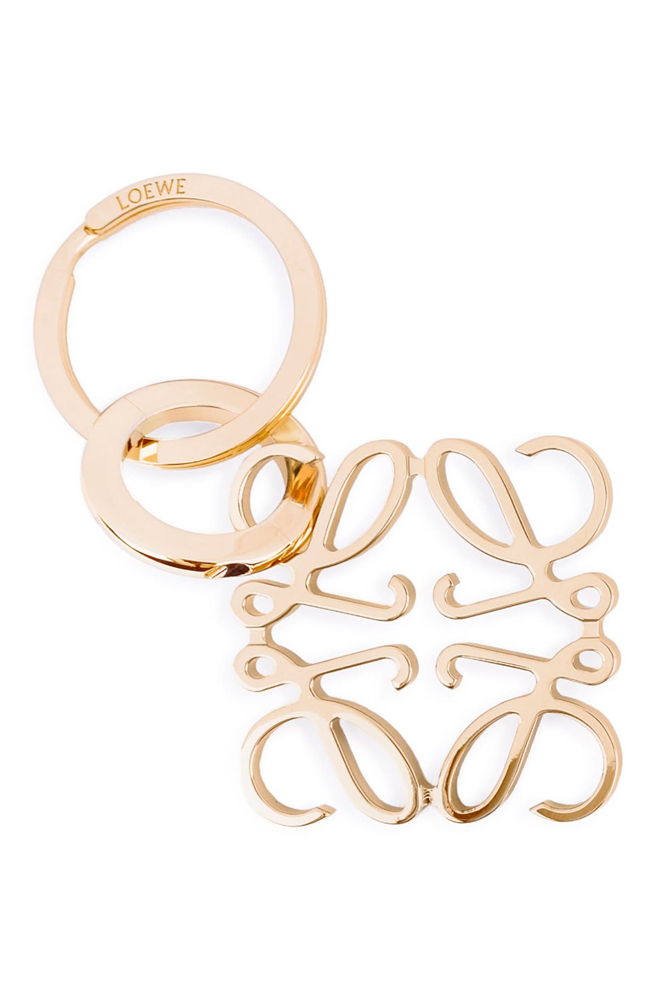 Loewe Anagram Key Ring, Main, color, 