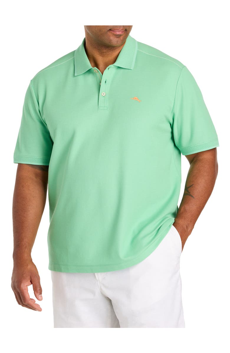 Tommy Bahama Big & Tall Emfielder IslandZone<sup>®</sup> Polo Shirt, Main, color, Lt Neptune Green