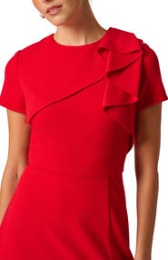Adrianna Papell Ruffle Sheath Dress