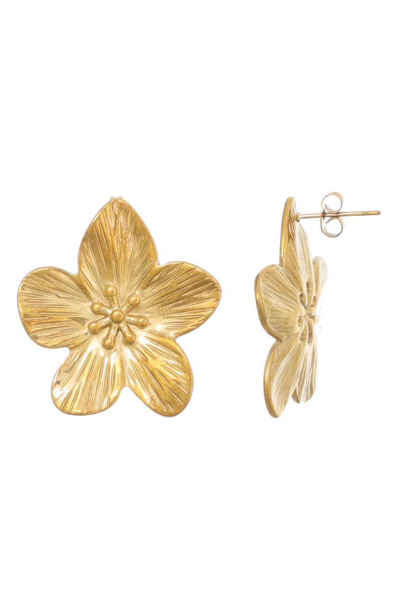 Adornia Flower Stud Earrings, Alternate, color,