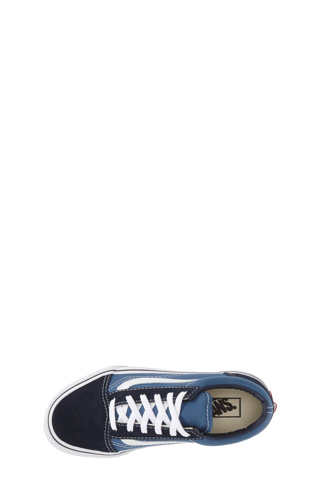Old Skool Sneaker, Alternate, color, NAVY/ TRUE WHITE