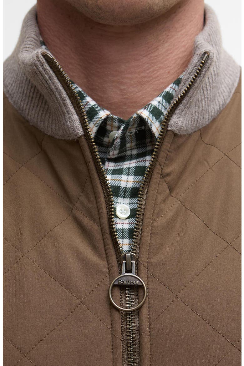 Shoveler Mixed Media Vest, Alternate, color, STONE