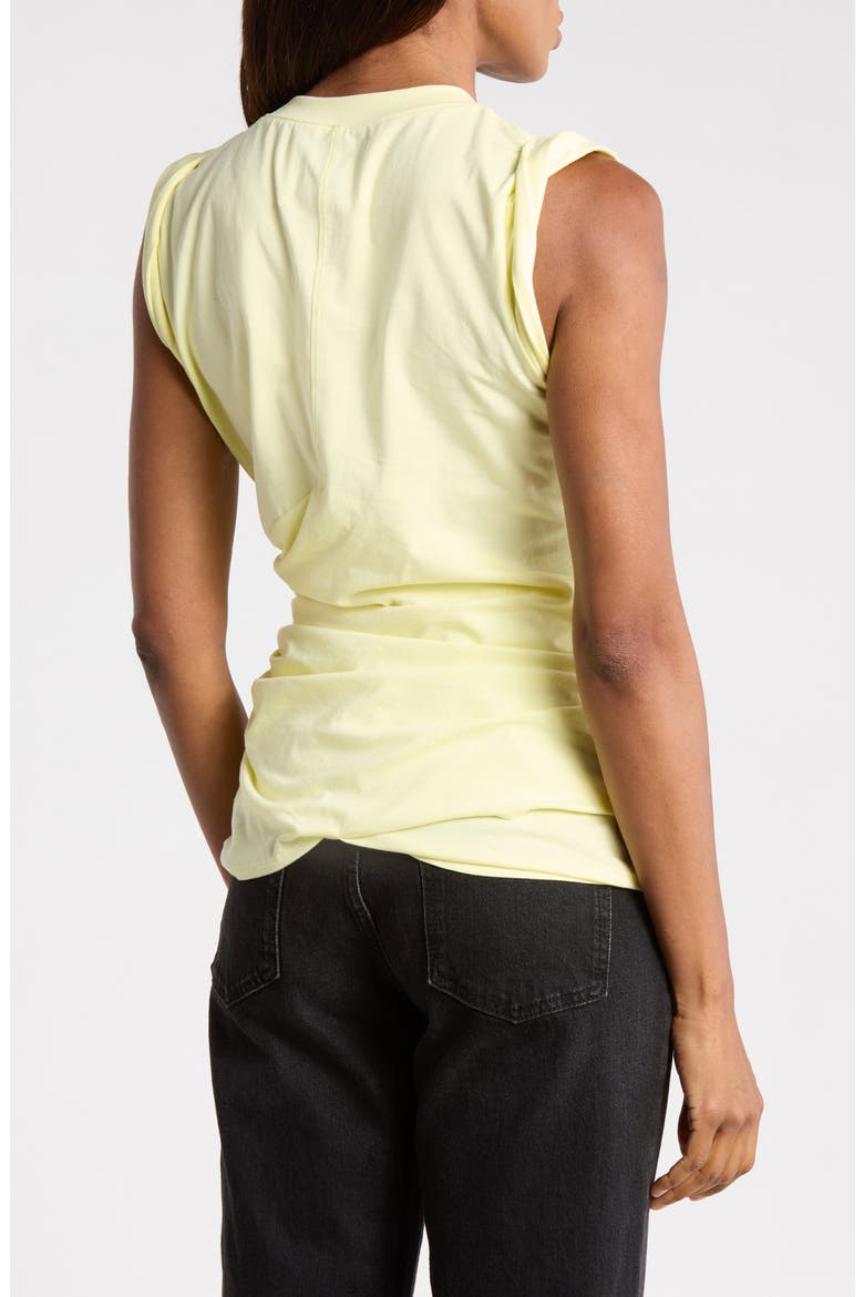 NY Lover Graphic Draped Jersey Tank, Alternate, color, PALE YELLOW