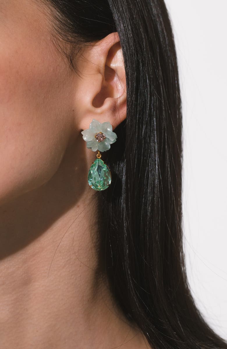 Jennifer Behr Juna Drop Earrings, Alternate, color, Aquamarine