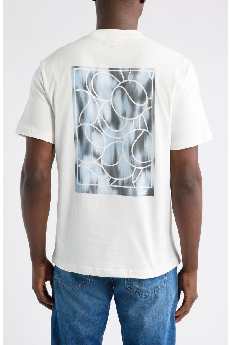 Crewneck Cotton T-Shirt, Alternate, color, FLOUR