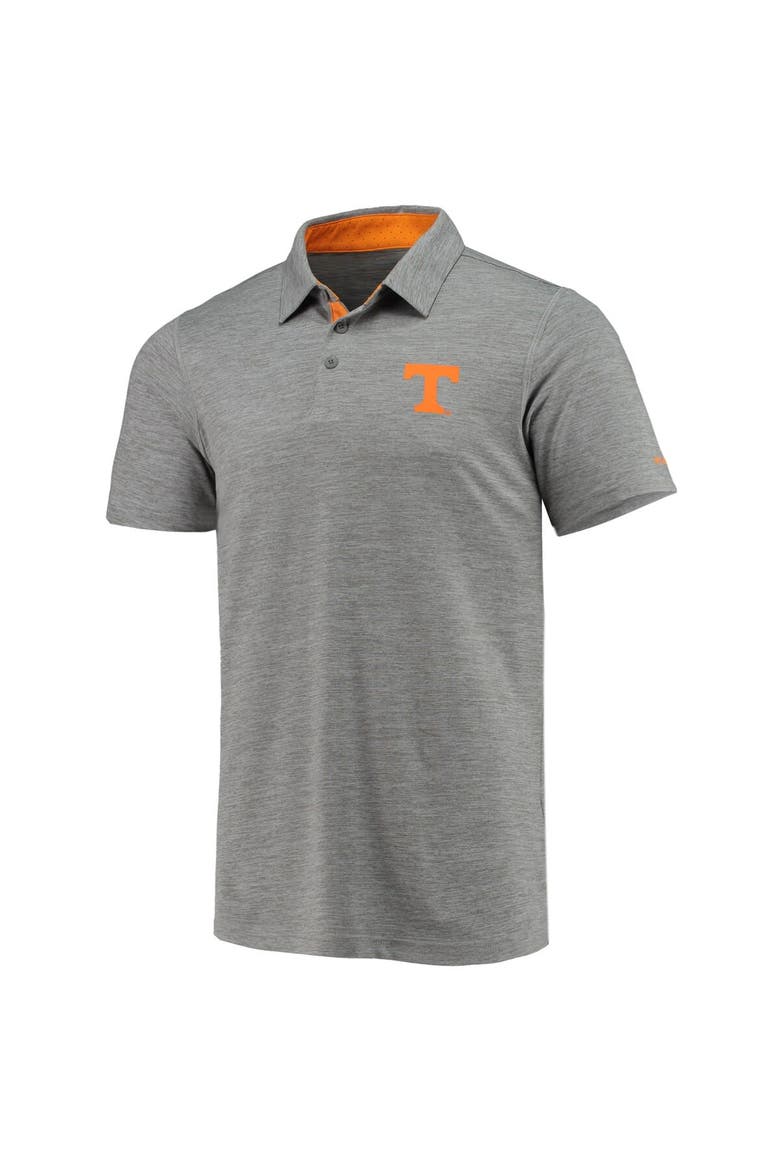 Men's Columbia Gray Tennessee Volunteers Tech Trail Omni-Shade Polo, Alternate, color, Gray
