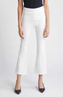 FRAME Jet Set Crop Mini Bootcut Pull-On Jeans
