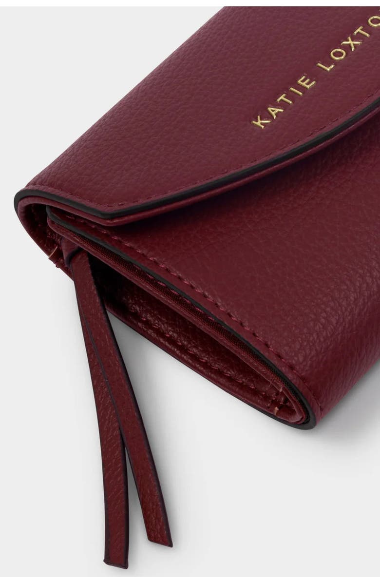 Katie Loxton Alba Wallet in Cherry, Alternate, color, Cherry