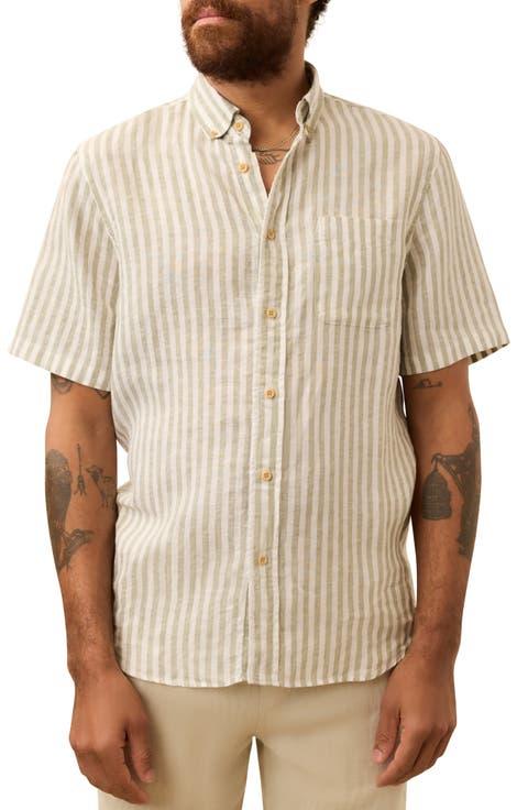 Laguna Short Sleeve Linen Button-Down Shirt