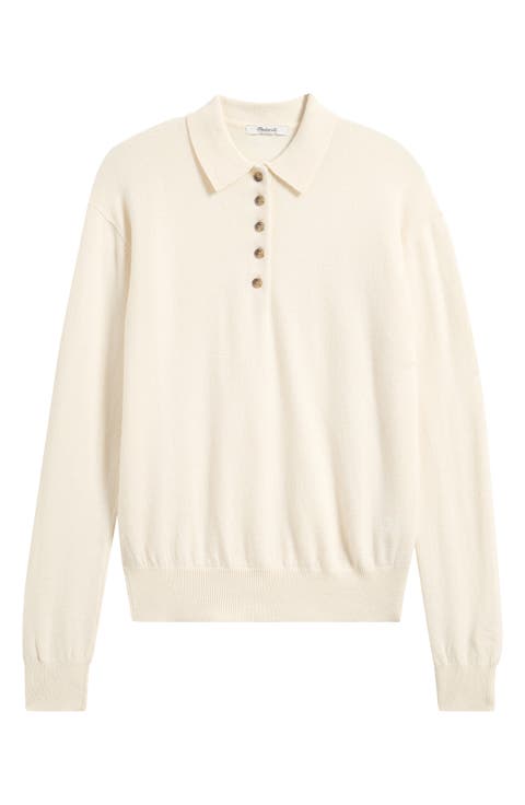Soft Wool Polo Sweater