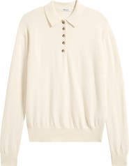 Madewell Soft Wool Polo Sweater
