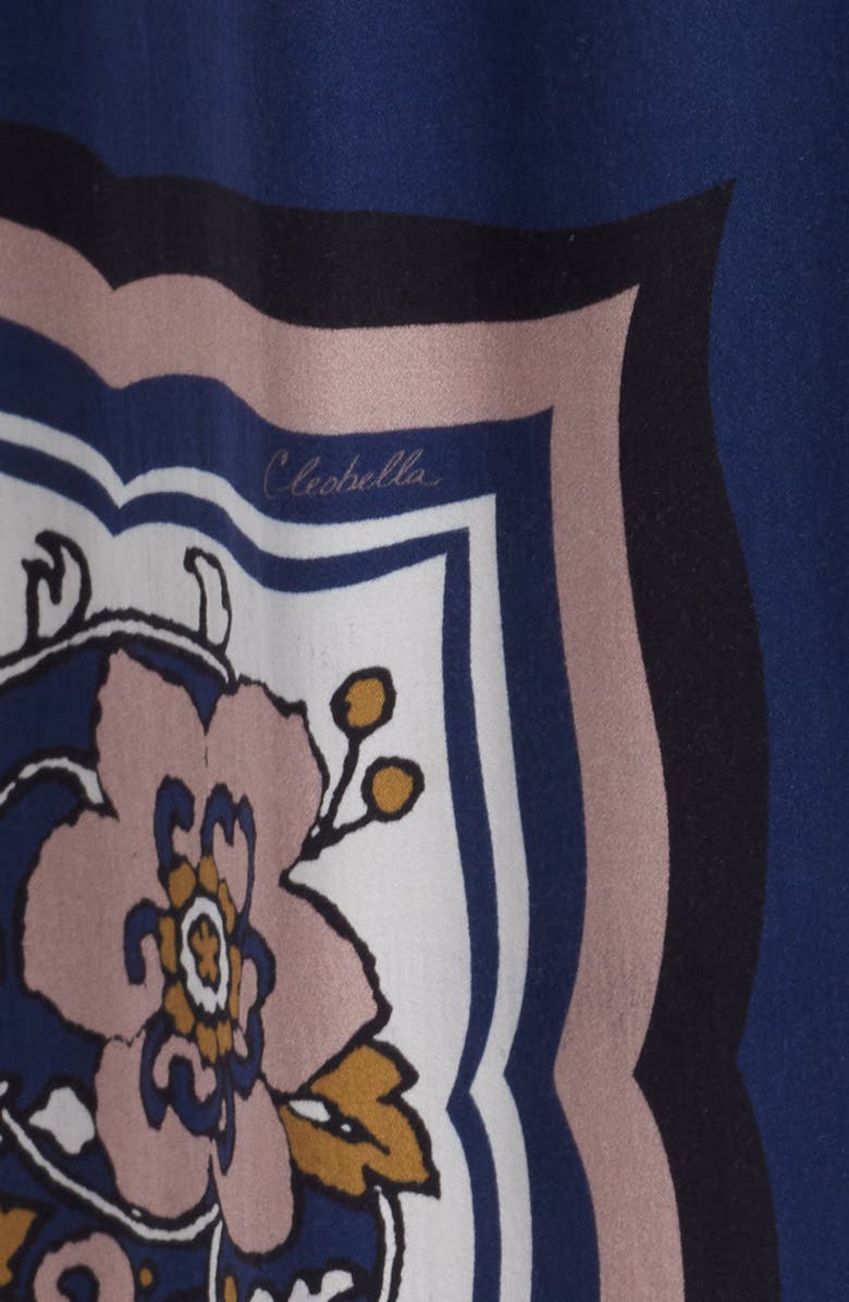 Cleobella Fawn Long Sleeve Satin Maxi Dress, Alternate, color, 