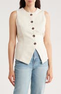 Renee C Button Front Vest