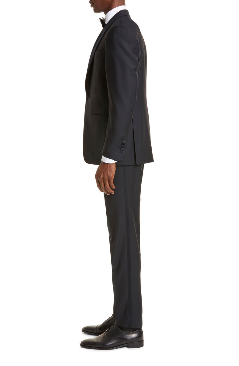 Thom Sweeney Peaked Lapel Dinner Jacket, Alternate, color, Midnight Navy