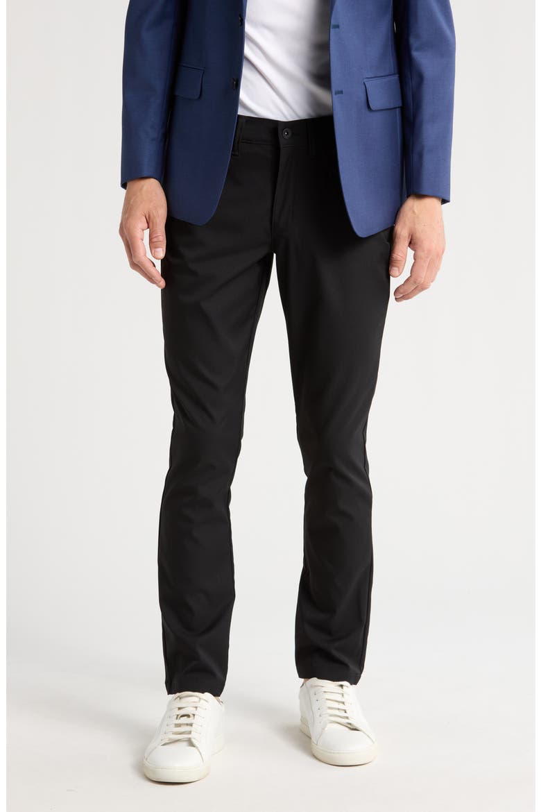 Hi-Stretch Tech 5-Pocket Slim Pants, Main, color, BLACK