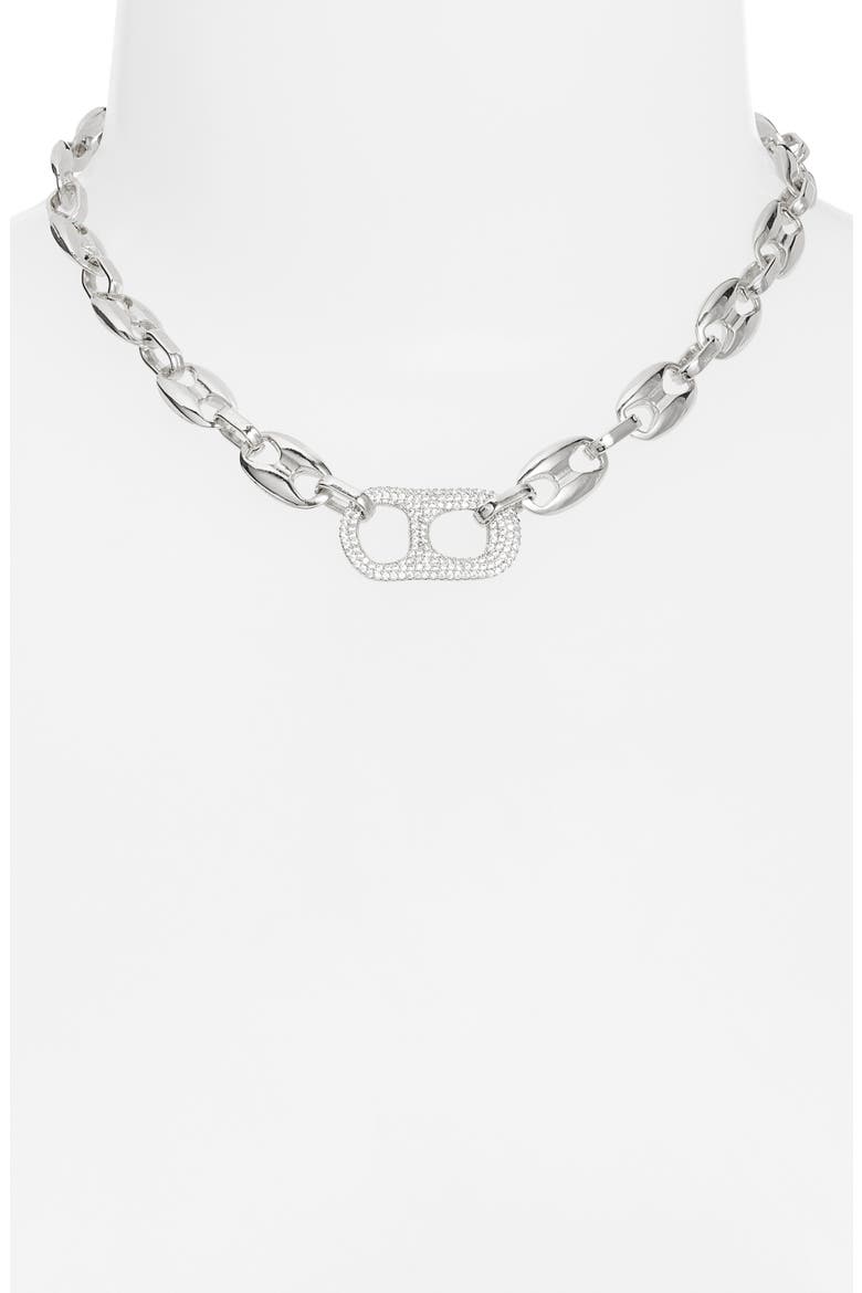 Soda Pop Necklace, Alternate, color, SILVER