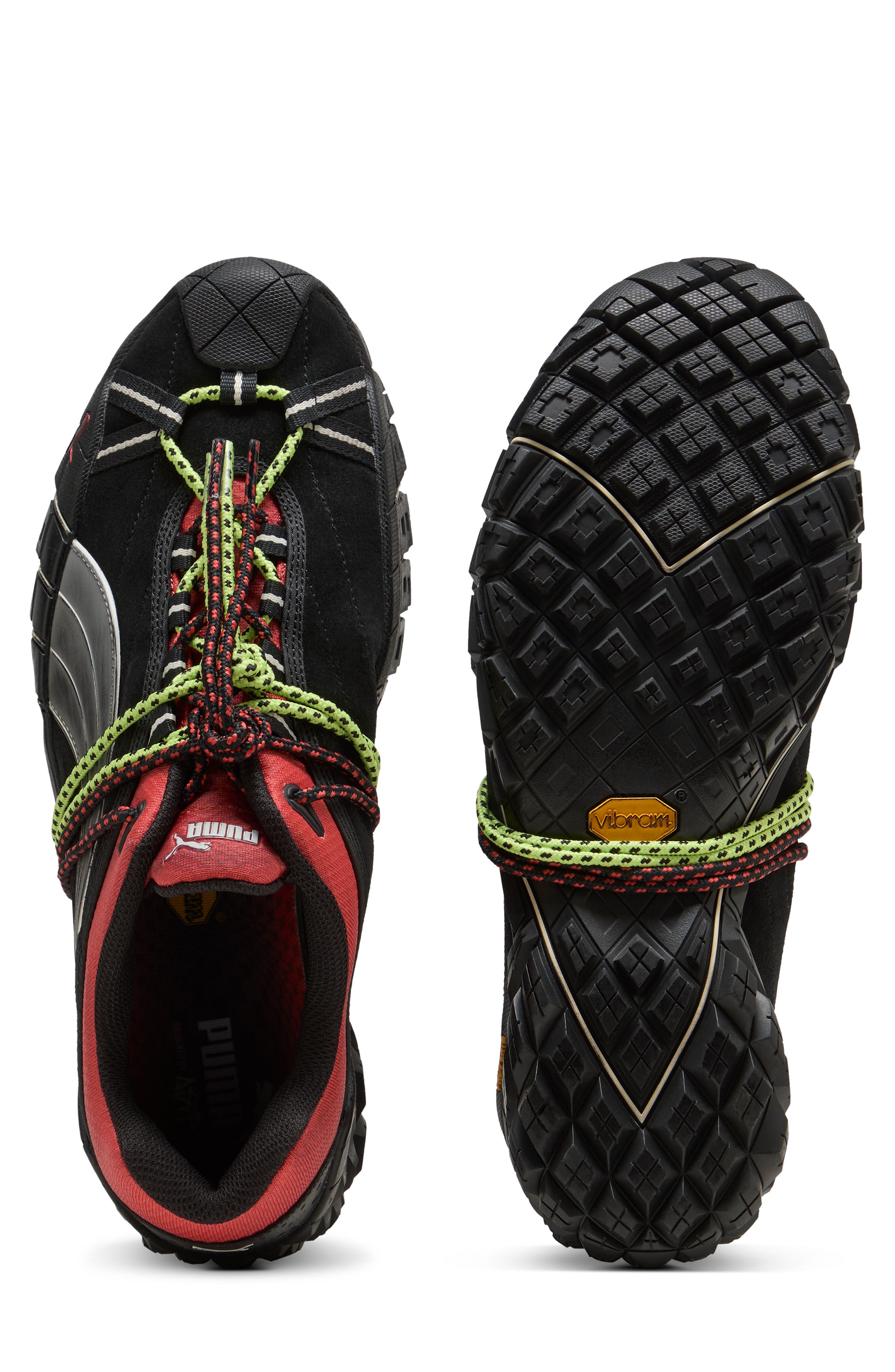 Straycat Sneaker, Alternate, color, PUMA BLACK/ FORMULA RED