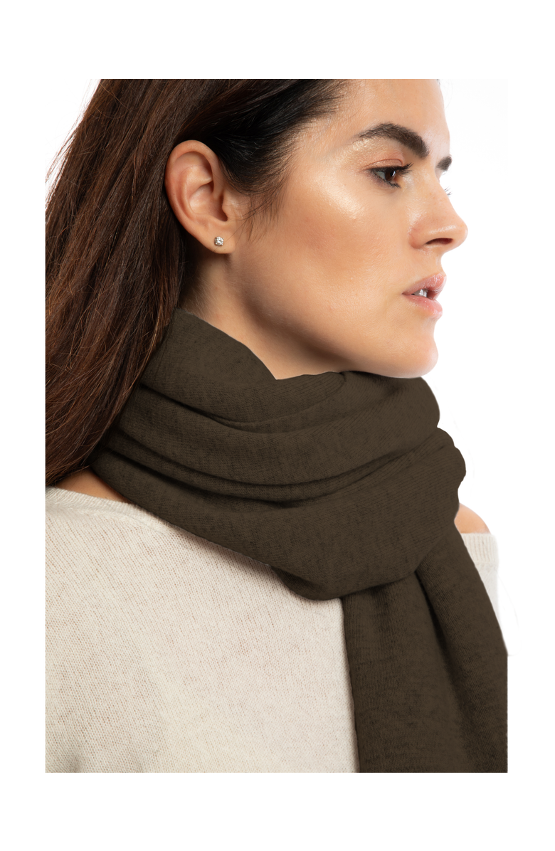 Monticelli Cashmere Double-Knit Pure Cashmere Cape Wrap, Main, color, Coffee