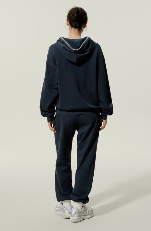 Lilysilk Seamflow Douceur Hoodie In Black