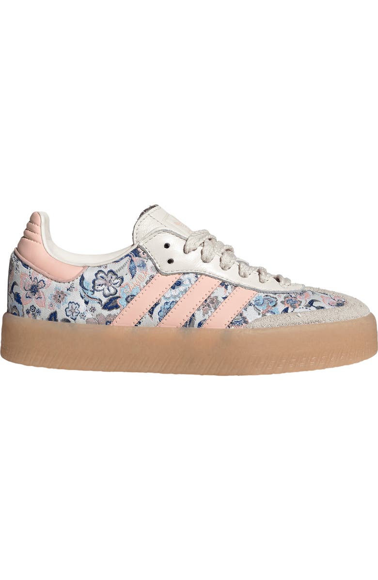 adidas Kids' Samba Sneaker, Alternate, color, Off White/ Blush Pink/ Gum 3