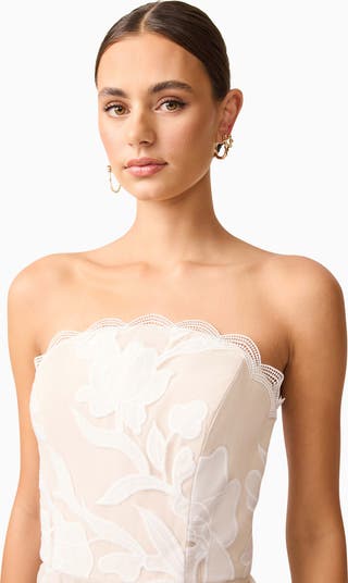 Flor Strapless Cocktail Dress
