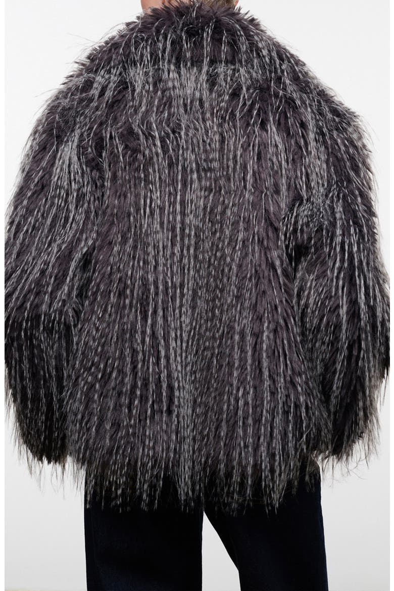 Soprano Faux Fur Jacket, Alternate, color, PORCUPINE QUILL