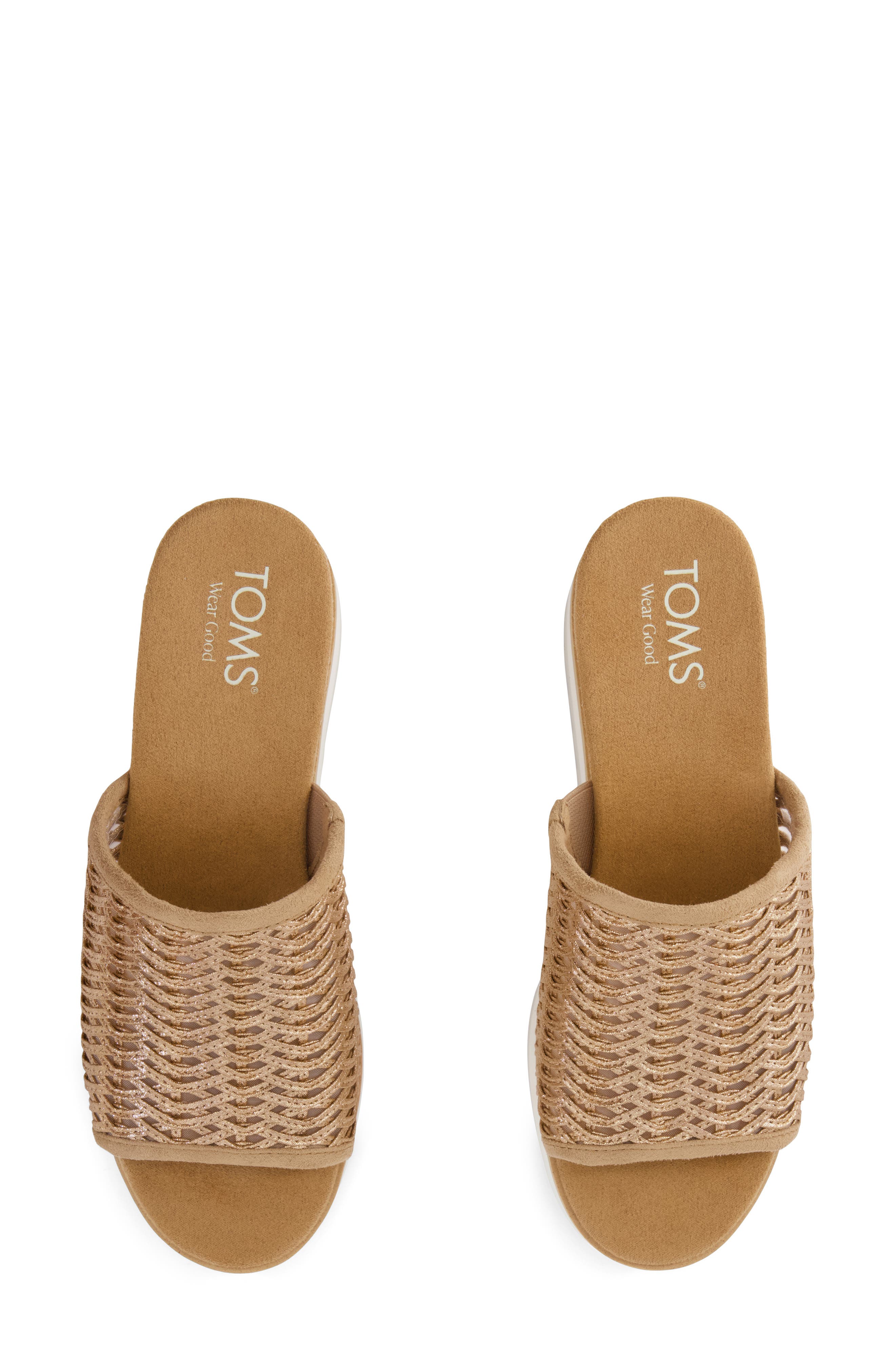 Diana Mule Sandal, Alternate, color, RUST/ COPPER