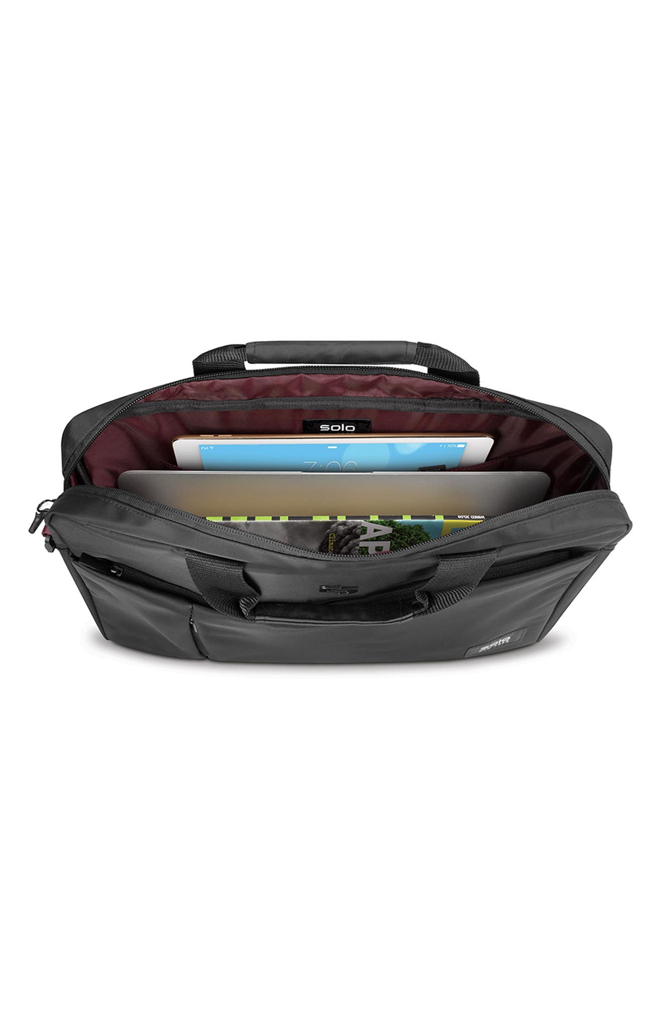SOLO NEW YORK Lead Slim Briefcase, Alternate, color, 