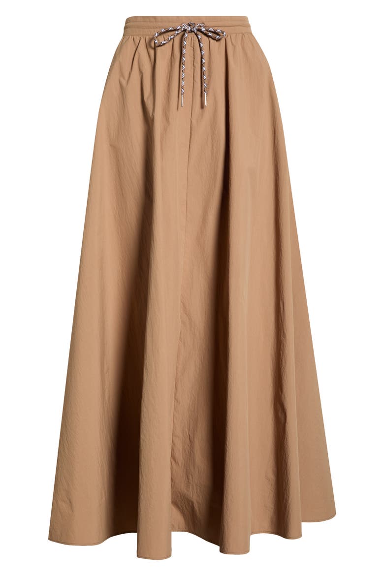 Eden Recycled Nylon Maxi Skirt, Alternate, color, DESERT