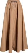 STAUD Eden Recycled Nylon Maxi Skirt