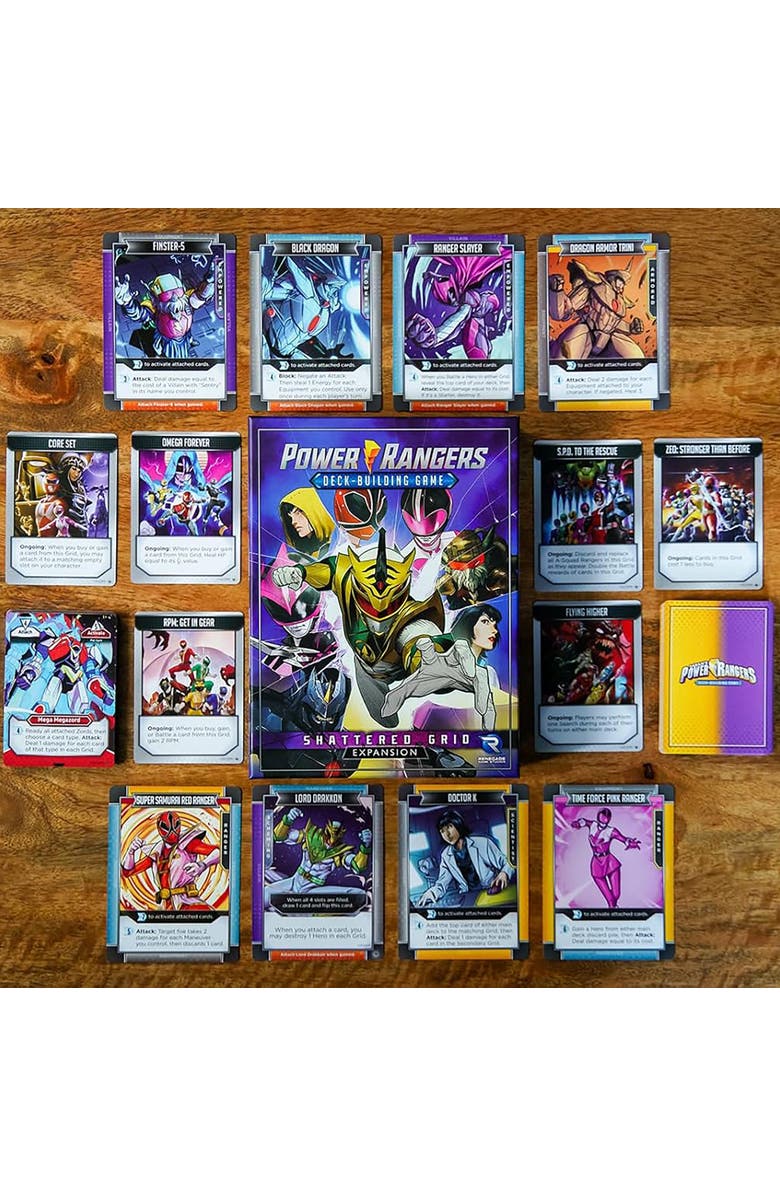 Power Rangers Deckbuilding Game Shattered Grid Expansion, Alternate, color,